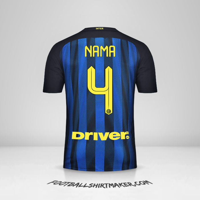 Jersey Inter 2016/17 -  nama - 4