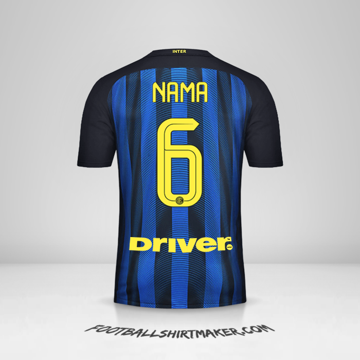 Jersey Inter 2016/17 -  nama - 6