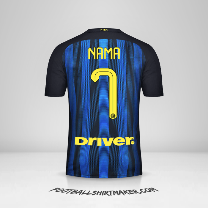 Jersey Inter 2016/17 -  nama - 7