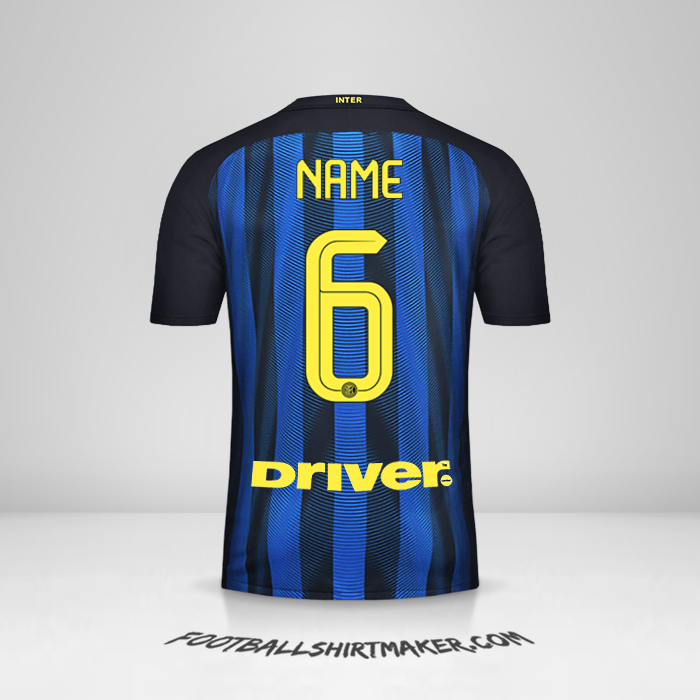 Shirt Inter 2016/17 -  name - 6