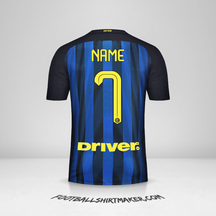 Shirt Inter 2016/17 -  name - 7