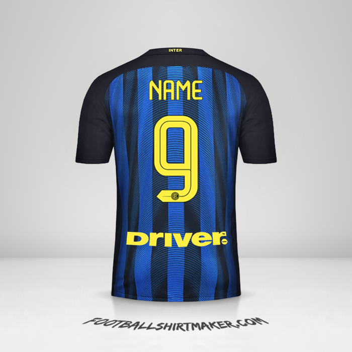 Shirt Inter 2016/17 -  name - 9