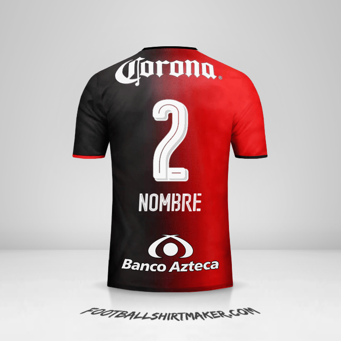Jersey Atlas 2016/17 -  nombre - 2