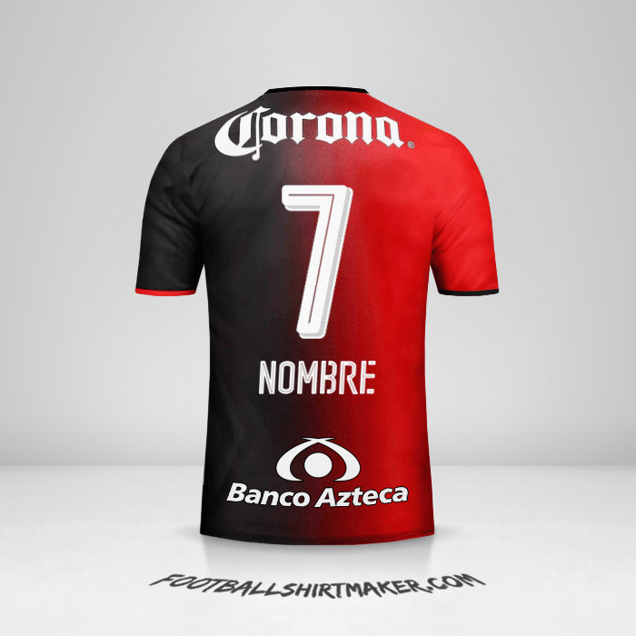 Jersey Atlas 2016/17 -  nombre - 7