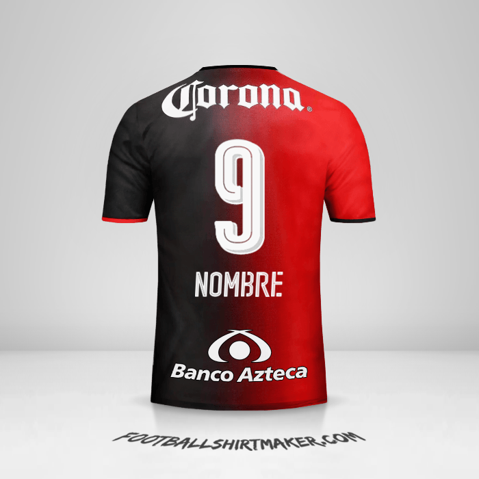 Jersey Atlas 2016/17 -  nombre - 9