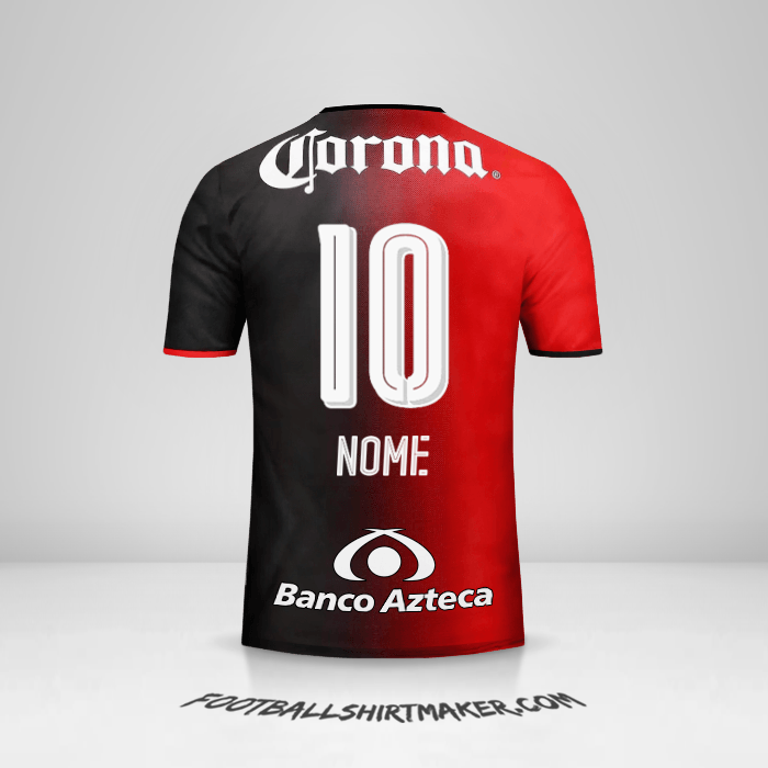 Camisa Atlas 2016/17 -  nome - 10