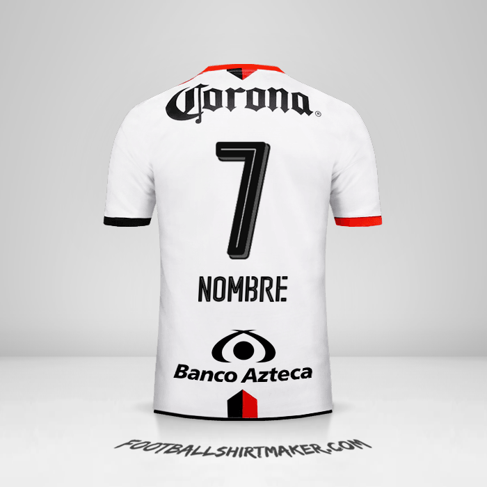 Jersey Atlas 2016/17 Visita -  nombre - 7