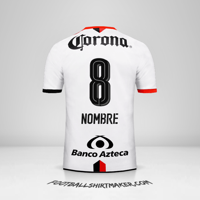 Jersey Atlas 2016/17 Visita -  nombre - 8