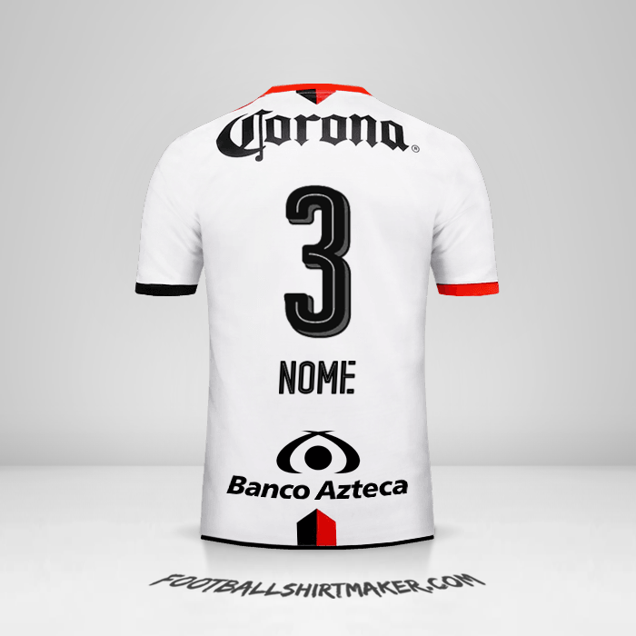 Camisola Atlas 2016/17 Alternativa -  nome - 3