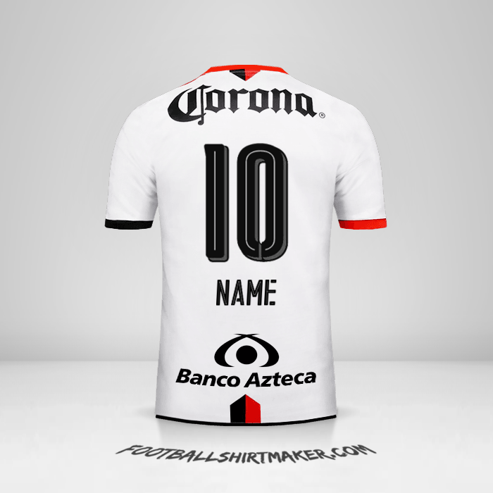 Trikot Atlas 2016/17 Auswärts -  name - 10