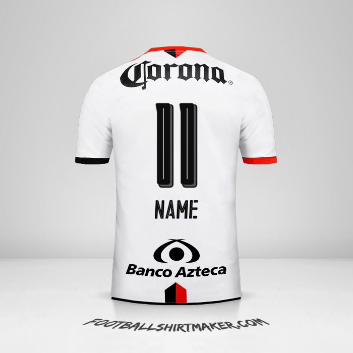 Trikot Atlas 2016/17 Auswärts -  name - 11
