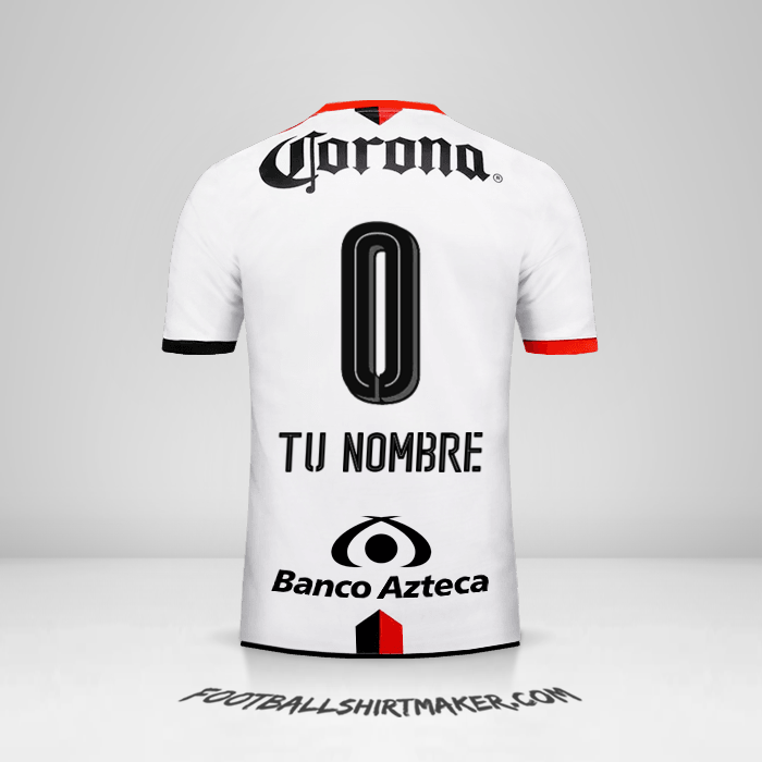 Camiseta Atlas 2016/17 II -  tu nombre - 0