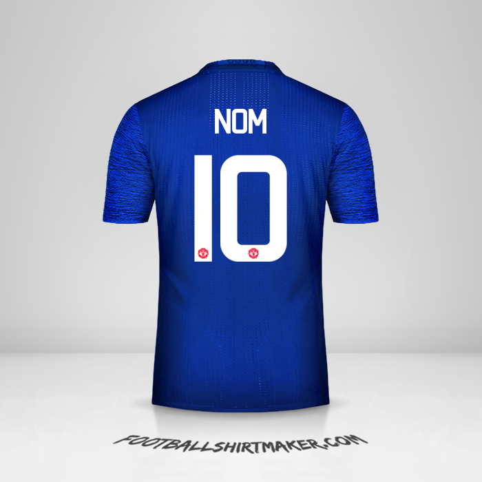 Maillot Manchester United Cup 2016/17 Extérieur -  nom - 10