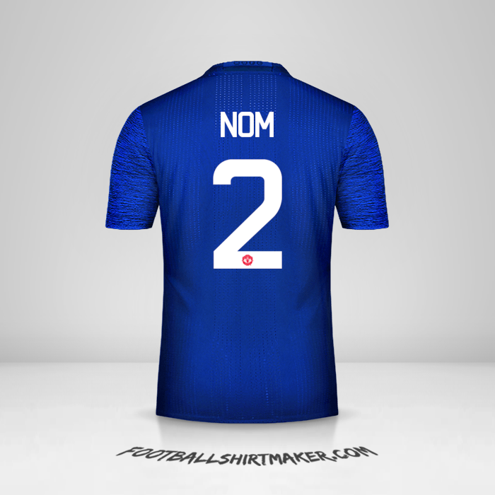 Maillot Manchester United Cup 2016/17 Extérieur -  nom - 2