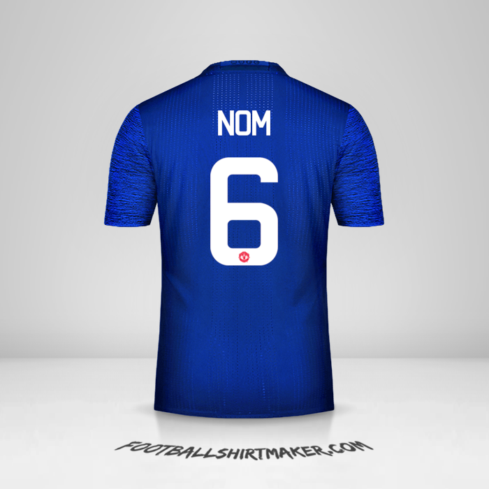 Maillot Manchester United Cup 2016/17 Extérieur -  nom - 6