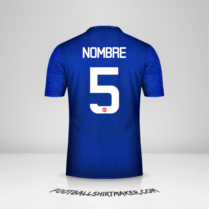 Camiseta Manchester United Cup 2016/17 Visita -  nombre - 5