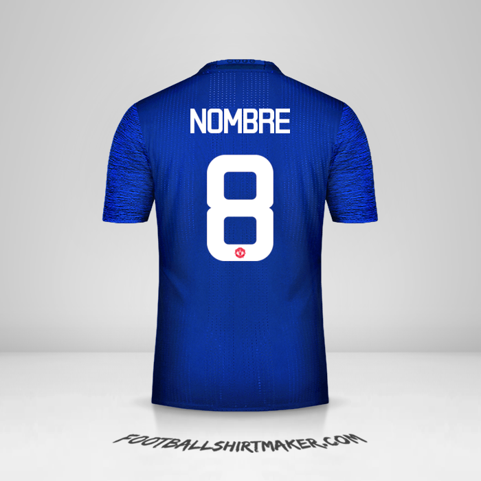Jersey Manchester United Cup 2016/17 Visita -  nombre - 8