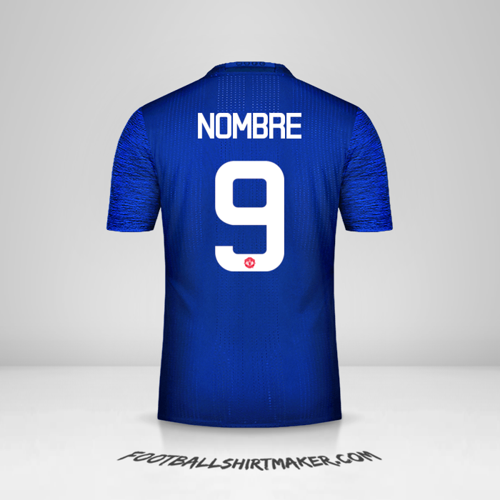 Jersey Manchester United Cup 2016/17 Visita -  nombre - 9