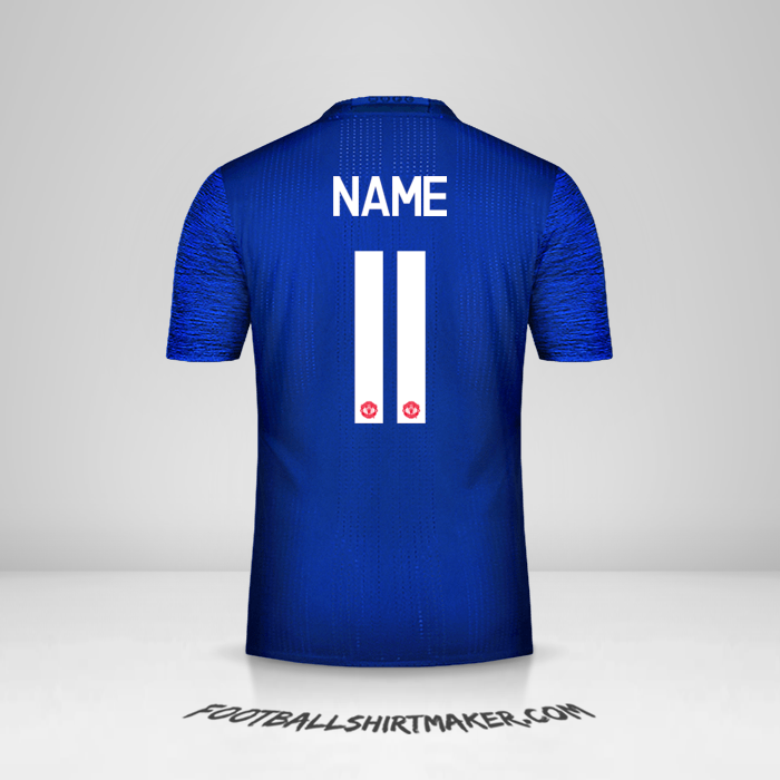 Trikot Manchester United Cup 2016/17 Auswärts -  name - 11