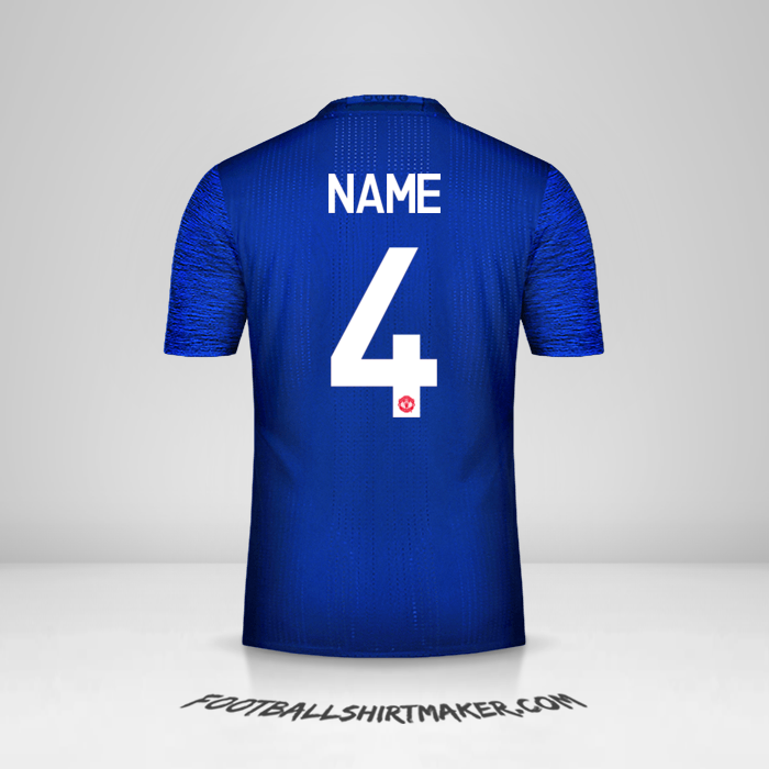 Trikot Manchester United Cup 2016/17 Auswärts -  name - 4
