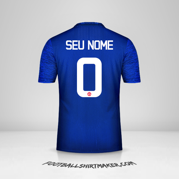 Camisa Manchester United Cup 2016/17 II -  seu nome - 0