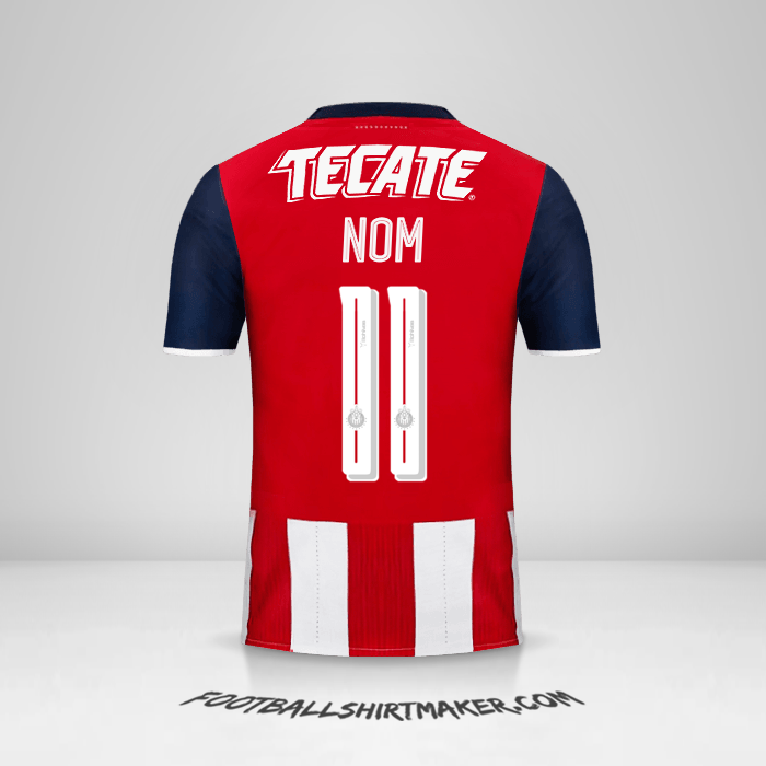 Maillot Guadalajara 2016/17 -  nom - 11