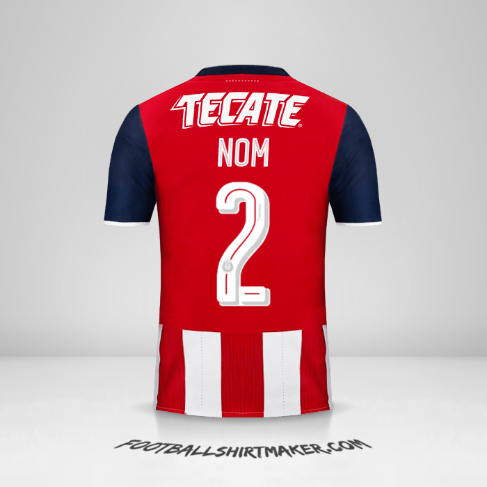 Maillot Guadalajara 2016/17 -  nom - 2