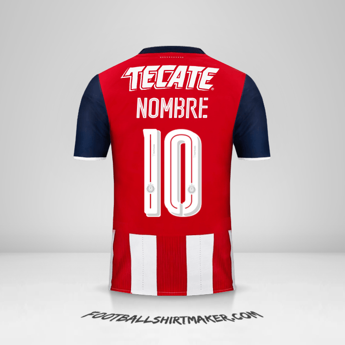 Jersey Guadalajara 2016/17 -  nombre - 10