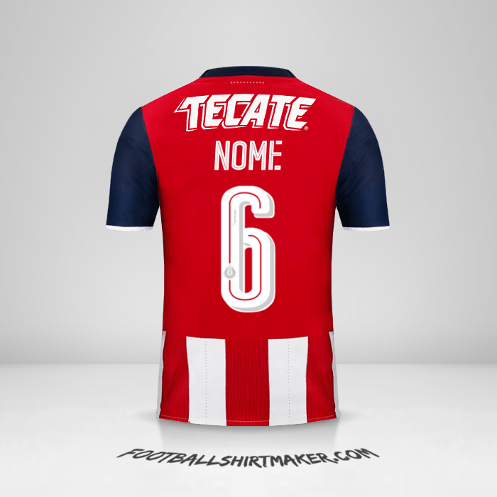 Camisola Guadalajara 2016/17 -  nome - 6