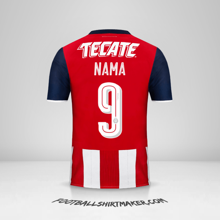 Jersey Guadalajara 2016/17 -  nama - 9