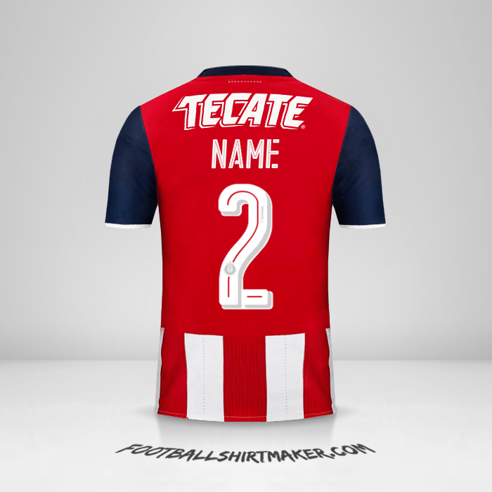 Shirt Guadalajara 2016/17 -  name - 2