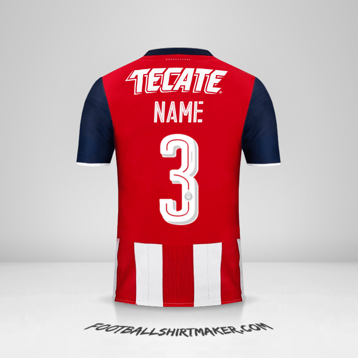 Shirt Guadalajara 2016/17 -  name - 3