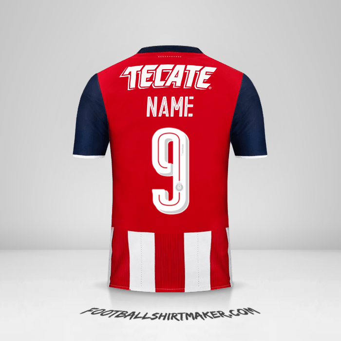 Shirt Guadalajara 2016/17 -  name - 9
