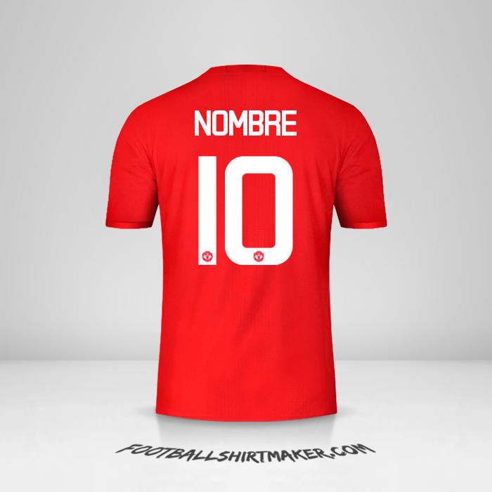 Camiseta Manchester United Cup 2016/17 -  nombre - 10