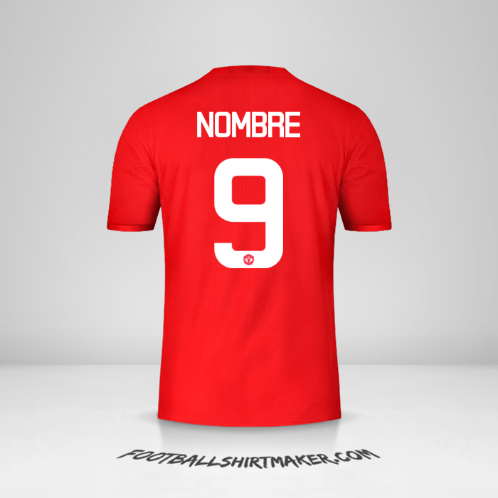 Camiseta Manchester United Cup 2016/17 -  nombre - 9