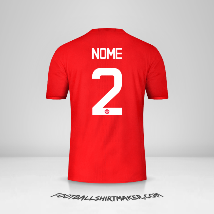 Camisola Manchester United Cup 2016/17 -  nome - 2