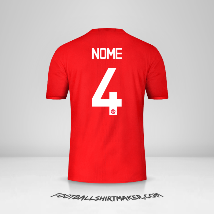 Camisola Manchester United Cup 2016/17 -  nome - 4