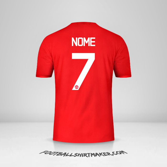 Camisola Manchester United Cup 2016/17 -  nome - 7