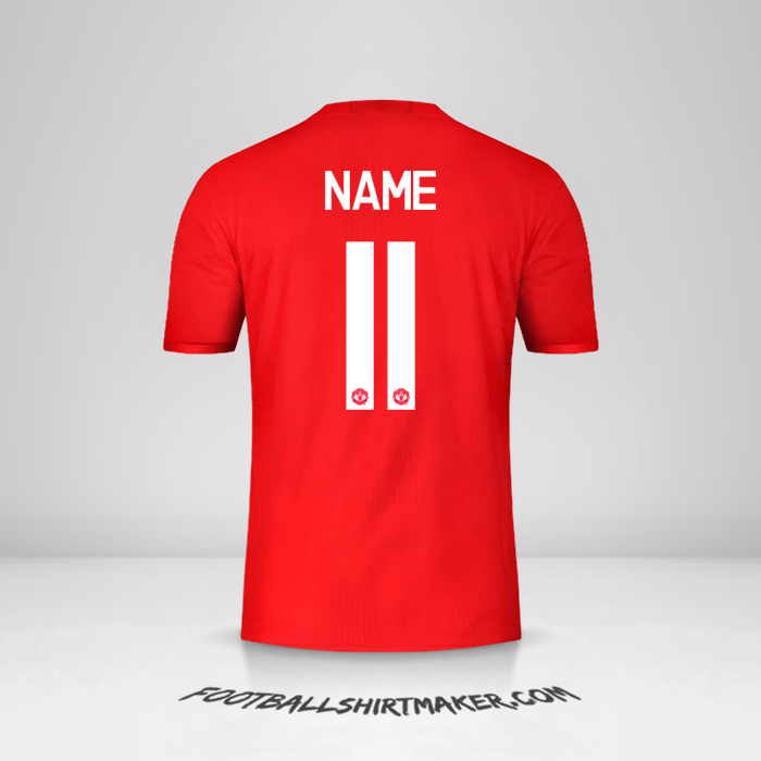 Trikot Manchester United Cup 2016/17 -  name - 11