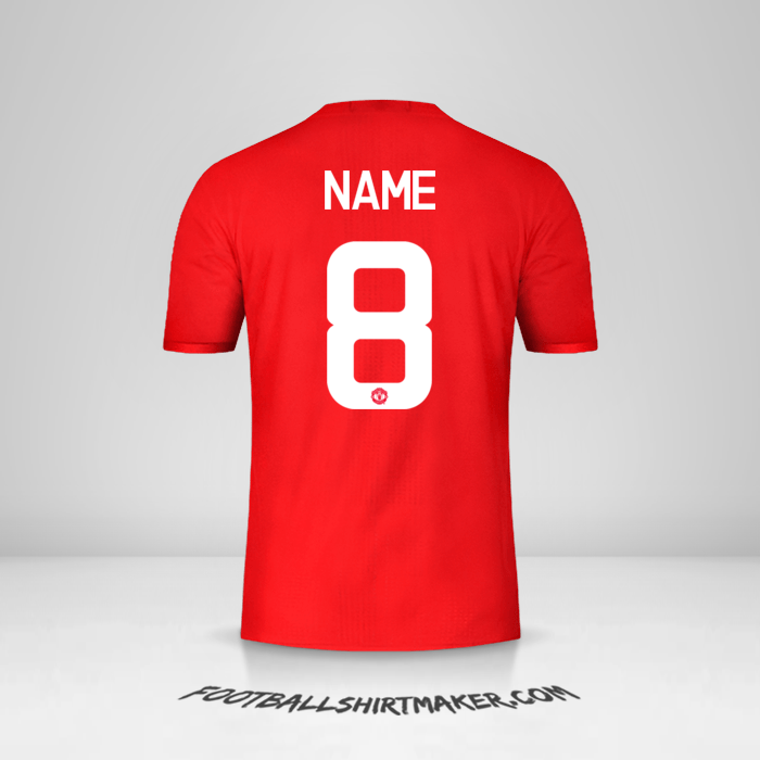Trikot Manchester United Cup 2016/17 -  name - 8