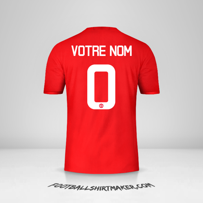 Maillot Manchester United Cup 2016/17 -  votre nom - 0