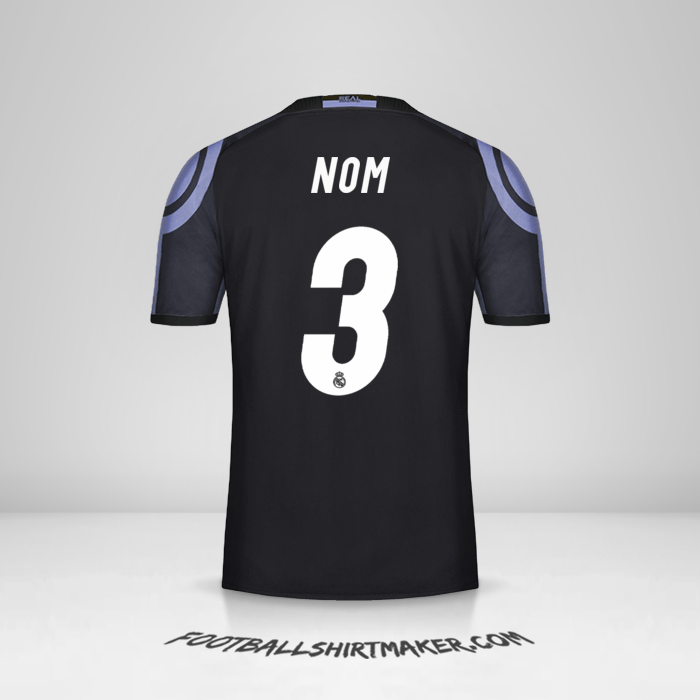 Maillot Real Madrid CF 2016/17 Troisième -  nom - 3