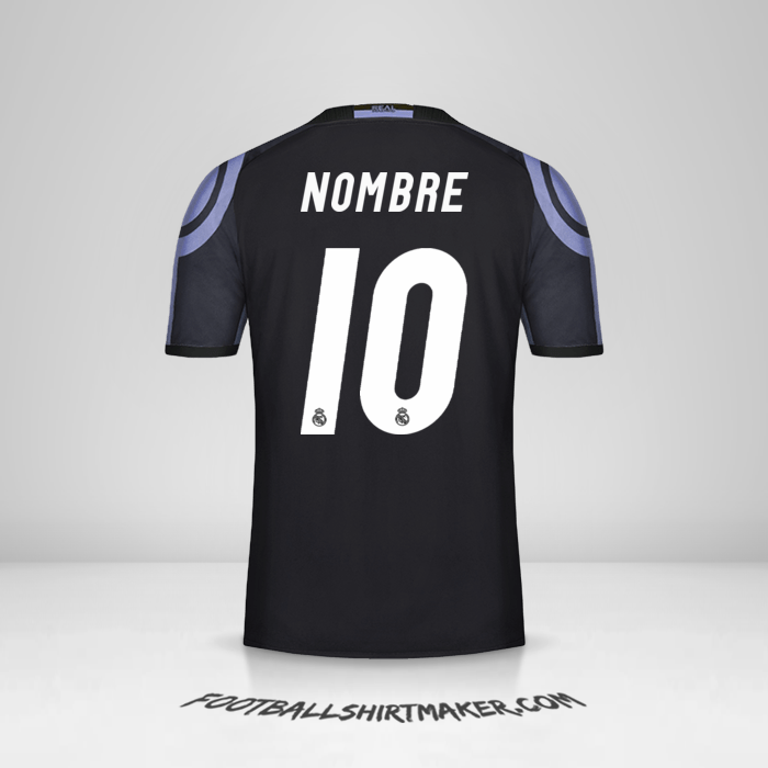 Camiseta Real Madrid CF 2016/17 Tercera -  nombre - 10