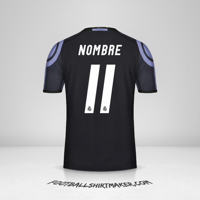 Camiseta Real Madrid CF 2016/17 Tercera -  nombre - 11