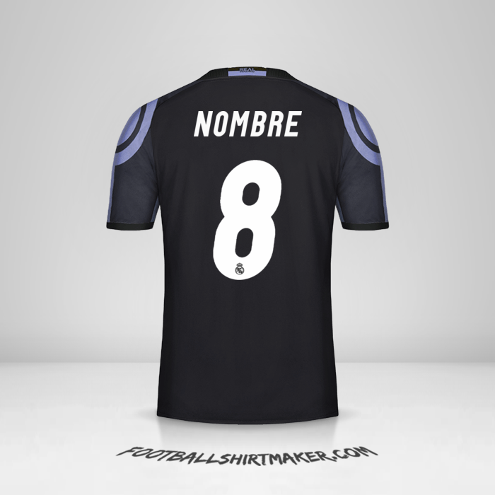 Camiseta Real Madrid CF 2016/17 Tercera -  nombre - 8