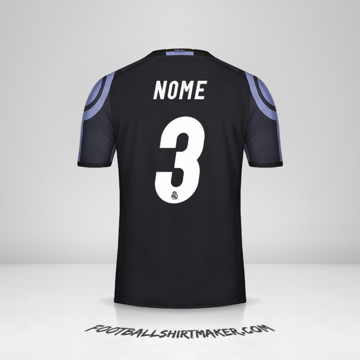 Maglia Real Madrid CF 2016/17 Terza -  nome - 3