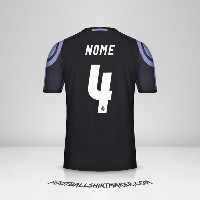 Maglia Real Madrid CF 2016/17 Terza -  nome - 4