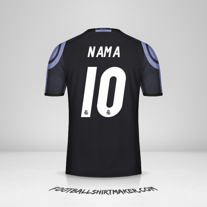 Jersey Real Madrid CF 2016/17 Ketiga -  nama - 10