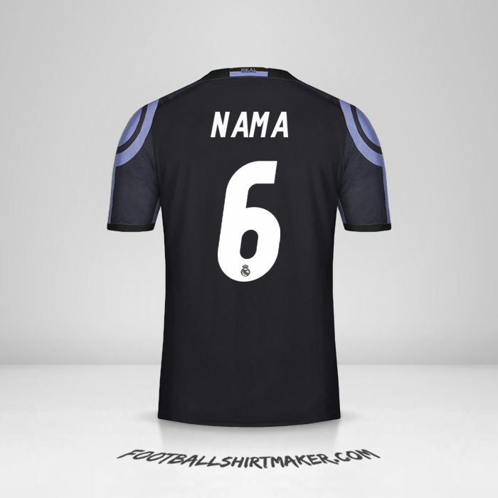 Jersey Real Madrid CF 2016/17 Ketiga -  nama - 6