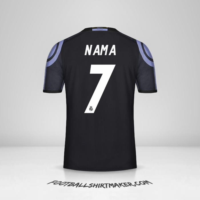 Jersey Real Madrid CF 2016/17 Ketiga -  nama - 7